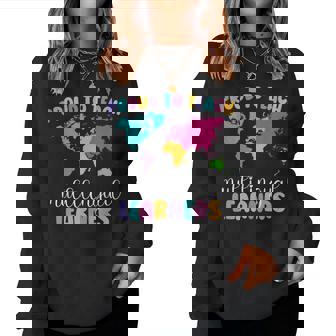 Proud To Teach Multilingual Learner Esl English Teacher Women Sweatshirt - Thegiftio