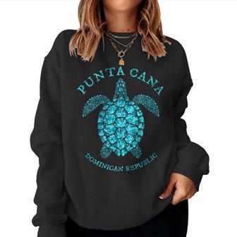 Punta Cana Dominican Republic Sea Turtle Boys Girls Toddler Women Sweatshirt - Thegiftio UK