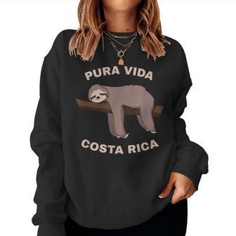 Puraida Costa Rica Cool Costa Rica Sloth Sweatshirt Frauen - Geschenkecke