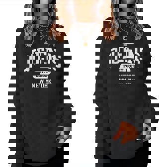 Queens Est 1653 Nueva York Nyintage Retro Sudadera Mujer - Regaloses