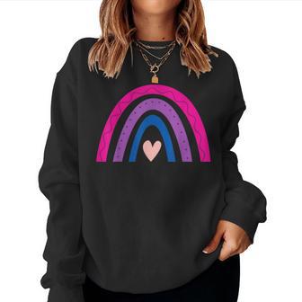 Rainbow Colours Flag Pride Bisexual Bi Women Sweatshirt - Thegiftio UK