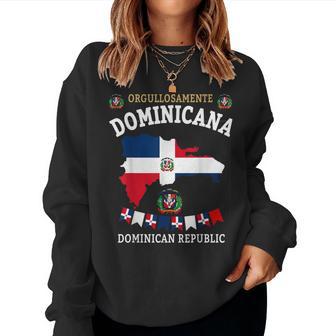 Republica Dominicana For & Hispanic Dominican Flag Women Sweatshirt - Thegiftio UK
