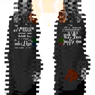 Résolution Du Nouvel An Pour Cultiver Les Plantesivantes Sweat-shirt pour femme - Cadeauxyz