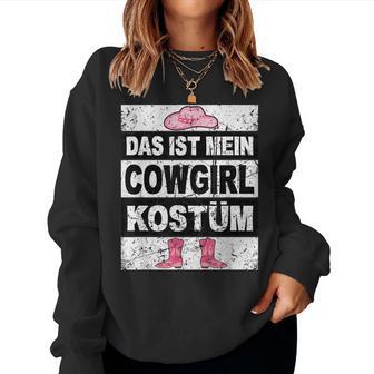 Retro Das Ist Mein Cowboy Kostum Children Western Sweatshirt Frauen - Geschenkecke