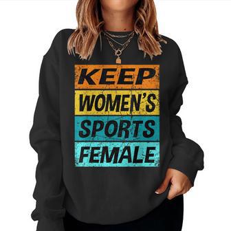 Retro Keep Sports Female Women Women Sweatshirt - Thegiftio UK
