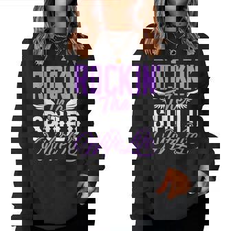 Rockin The Spoiled Wife Life Marriage Wife Women Women Sweatshirt - Monsterry