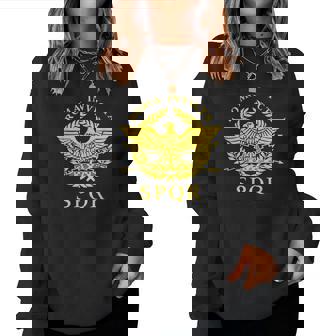 Roma Invicta Spqr Águila Romana Sudadera Mujer - Regaloses