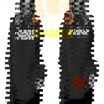 Rubbish Vintage Girl That Says Cool Rubbish Junk Retro Women Sweatshirt - Thegiftio UK
