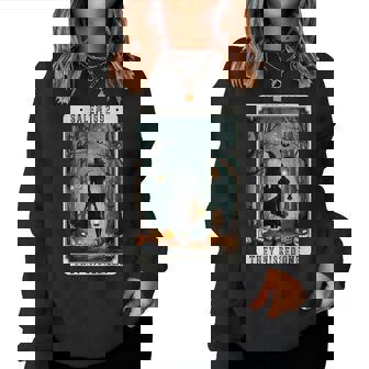 Salem 1692 Halloween Witch They Missed One Tarot Card Women Women Sweatshirt - Thegiftio UK
