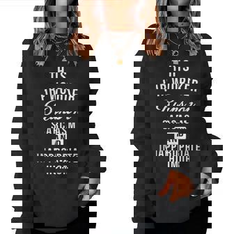 Sarcastic Hr Worker Human Resources Saying Women Sweatshirt - Monsterry