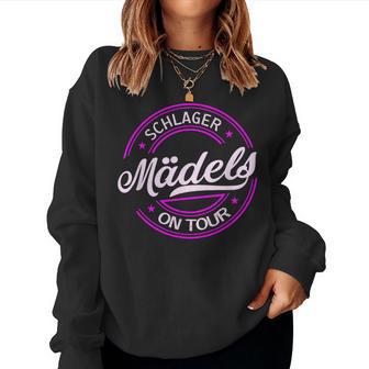 Schlagermädels On Tour Women's Sexy Schlager Sweatshirt Frauen - Geschenkecke