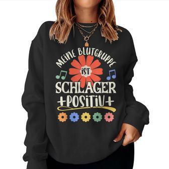 Schlagerparty Outfit Schlager Fan Schlager S Sweatshirt Frauen - Geschenkecke