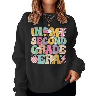 In My Second Grade Era Girl Back To School 2Nd Grade Teacher Women Sweatshirt - Thegiftio UK
