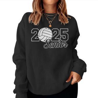 Senior 2025 Volleyball Mom High School Graduation Outfit Pro Women Sweatshirt - Thegiftio UK