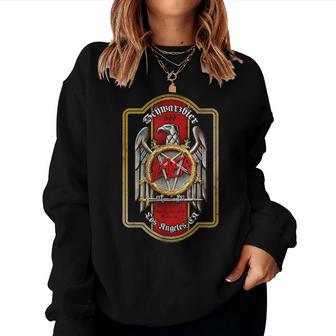 Slayer Beer Label Sweatshirt Frauen - Geschenkecke