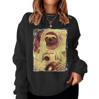 Sloth Astronaut & Women Sweatshirt Frauen - Geschenkecke