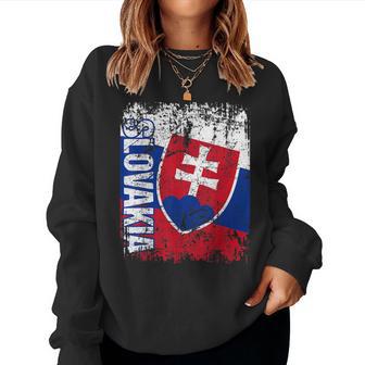 Slowakei Flag Women's Children's Sweatshirt Frauen - Geschenkecke