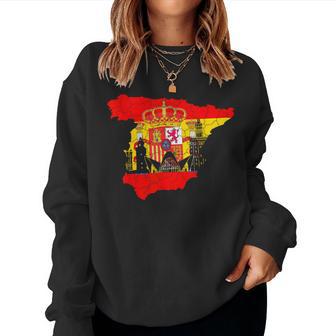 Spain Women's Madrid Spain Espanol Barcelona S Sweatshirt Frauen - Geschenkecke