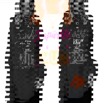 I Sparkle Even In Mud Team Girls Mud Run Princess Atv Women Sweatshirt - Thegiftio