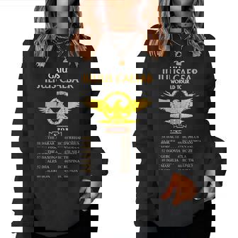 Spqr Antigua Roma Julio César Historia De Roma Sudadera Mujer - Regaloses