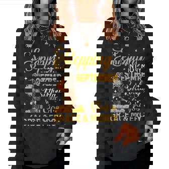 Stepping Into My September Birthday Religious Afro Woman Women Sweatshirt - Thegiftio UK