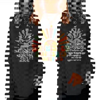 Sun Kissed Groovy For Summer Vibes Days Sunny Days Women Sweatshirt - Monsterry
