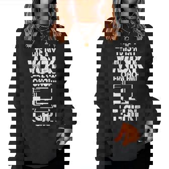 Telecommuter Virtual Online Work From Home Women Sweatshirt - Monsterry