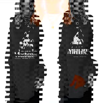 Temps Libre Dans Les Montagnes Cool Sweat-shirt pour femme - Cadeauxyz