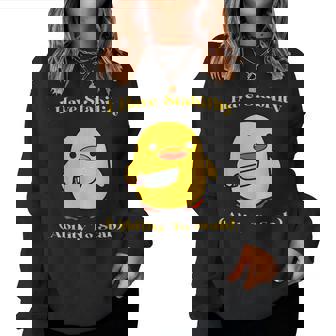Tengo Capacidad De Estabilidad Para Apuñalar Pato Meme Para Hombres Es Sudadera Mujer - Regaloses