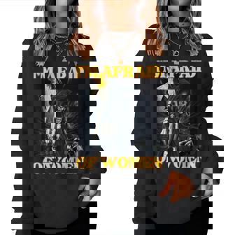 Tengo Miedo De Las Es Divertido Cool Hard Skeleton Meme Sudadera Mujer - Regaloses