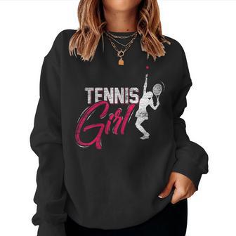 Tennis Player Girls Tennis Sweatshirt Frauen - Geschenkecke