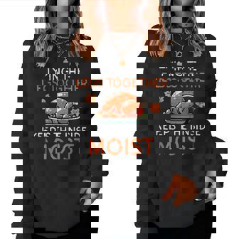 Thanksgiving Tying Legs Together Moist Joke Women Women Sweatshirt | Seseable UK