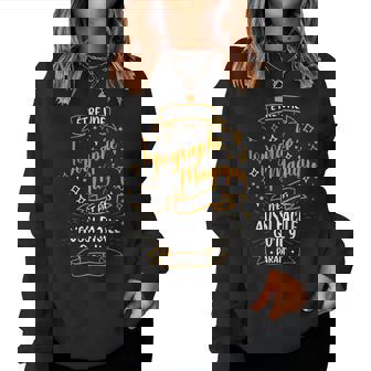 Une Topographe Magique Idee Cadeau Geometre Topographe Sweat-shirt pour femme - Cadeauxyz