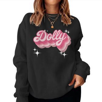 Vintage Dolly Name Retro Style Classic Kid Women Sweatshirt - Thegiftio UK