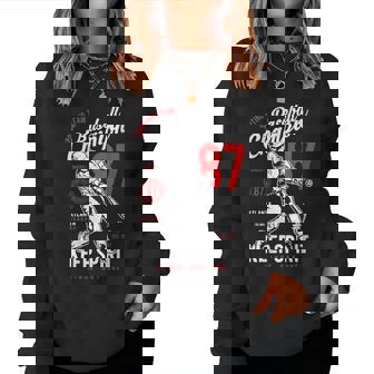 Vintage Retro College Baseball Custom Fan Women Sweatshirt - Monsterry