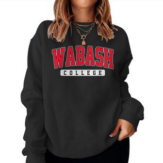 Wabash College Arch Vintage For Women Women Sweatshirt - Thegiftio UK