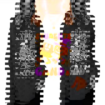 Will Trade Students For Candy Teacher Halloween Women Sweatshirt - Thegiftio UK