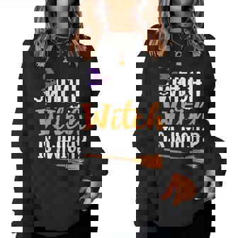 Which Witch Is Which Halloween English Teacher Women Sweatshirt | Seseable UK