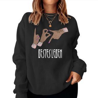 Women's 187 Hand Sign Best Life S Sweatshirt Frauen - Geschenkecke