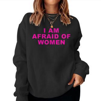 Women's Ich Habe Angst Sweatshirt Frauen - Geschenkecke