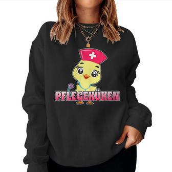 Women's Nursing Chick Altenpflegerin Azubi Sweatshirt Frauen - Geschenkecke