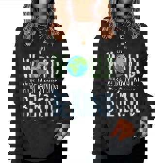 In A World Where You Can Be Anything Be Kind Unity Day Women Sweatshirt - Thegiftio UK