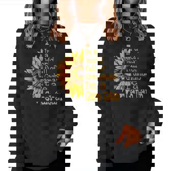 In A World Of Grandmas Be A Gam Gam Special Grandma Women Sweatshirt | Seseable UK