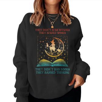 They Didn't Burn Witches They Burned Witchy Feminist Women Sweatshirt - Thegiftio UK