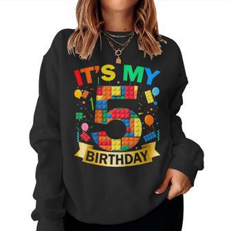 Youth 5Th Birthday Boy Girl 5 Years Old It's My 5Th Birthday Women Sweatshirt - Thegiftio UK