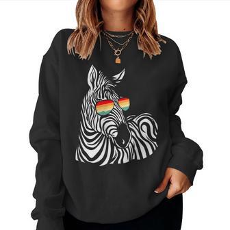 Zebra Horse Africa Animal Safari Boy Wild Sweatshirt Frauen - Geschenkecke