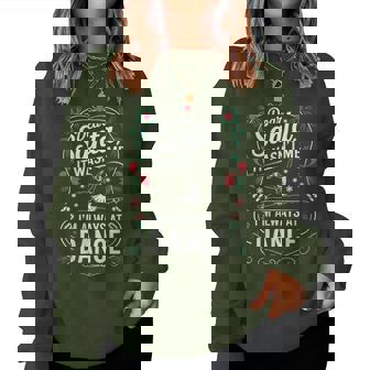 Ballet Dear Santa Ce N'était Pas Moi Je Suis Toujours À Dance Christmas Sweat-shirt pour femme - Cadeauxyz