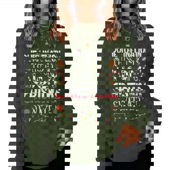Due To Inflation Ugly Christmas Sweaters Women Women Sweatshirt | Mazezy