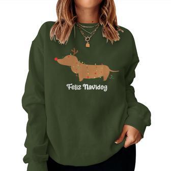 Feliz Navidog Christmas For Women Sweatshirt Frauen - Geschenkecke