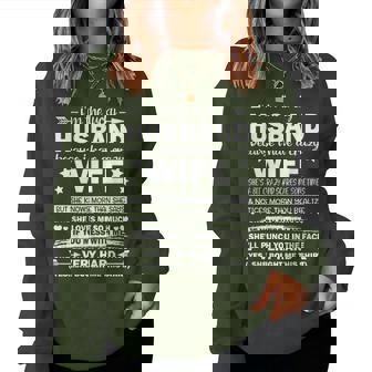 Husband Birthday From Wife Christmas Present Women Sweatshirt - Thegiftio